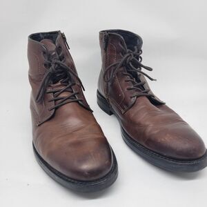 Bullboxer Plain Toe Lace up Ankle Boot Size 8 Eur 41